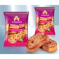 Сухарики с изюмом, 250г